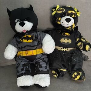 Batman Build A Bear Teddy Bear lot